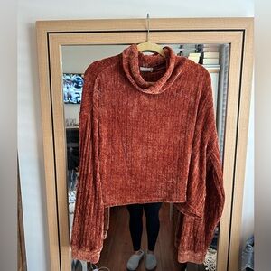 Altar’d State cropped orange sweater
